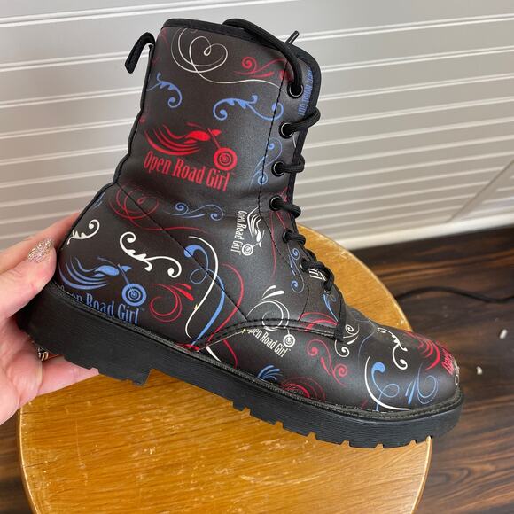 Open road Lace Up Riding Boots Size 39/8 - Picture 3 of 11